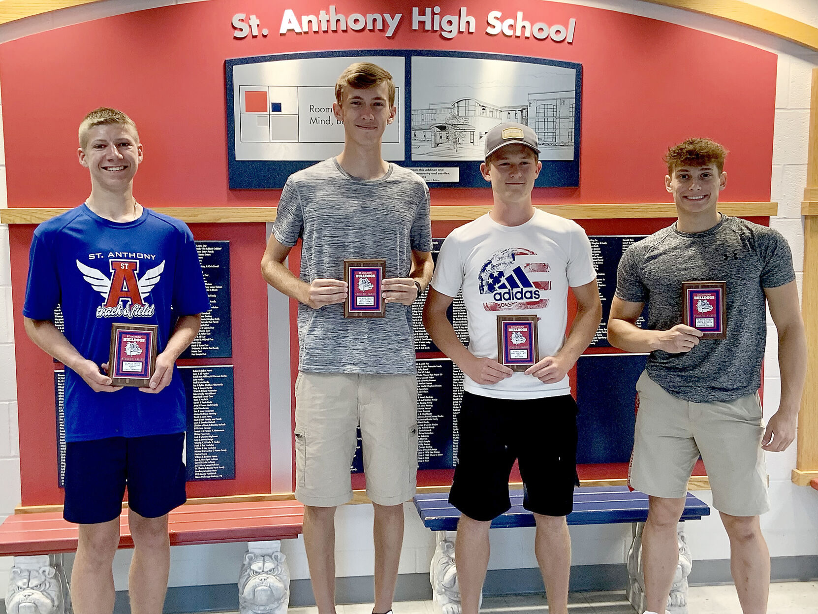St. Anthony honors boys track and field athletes
